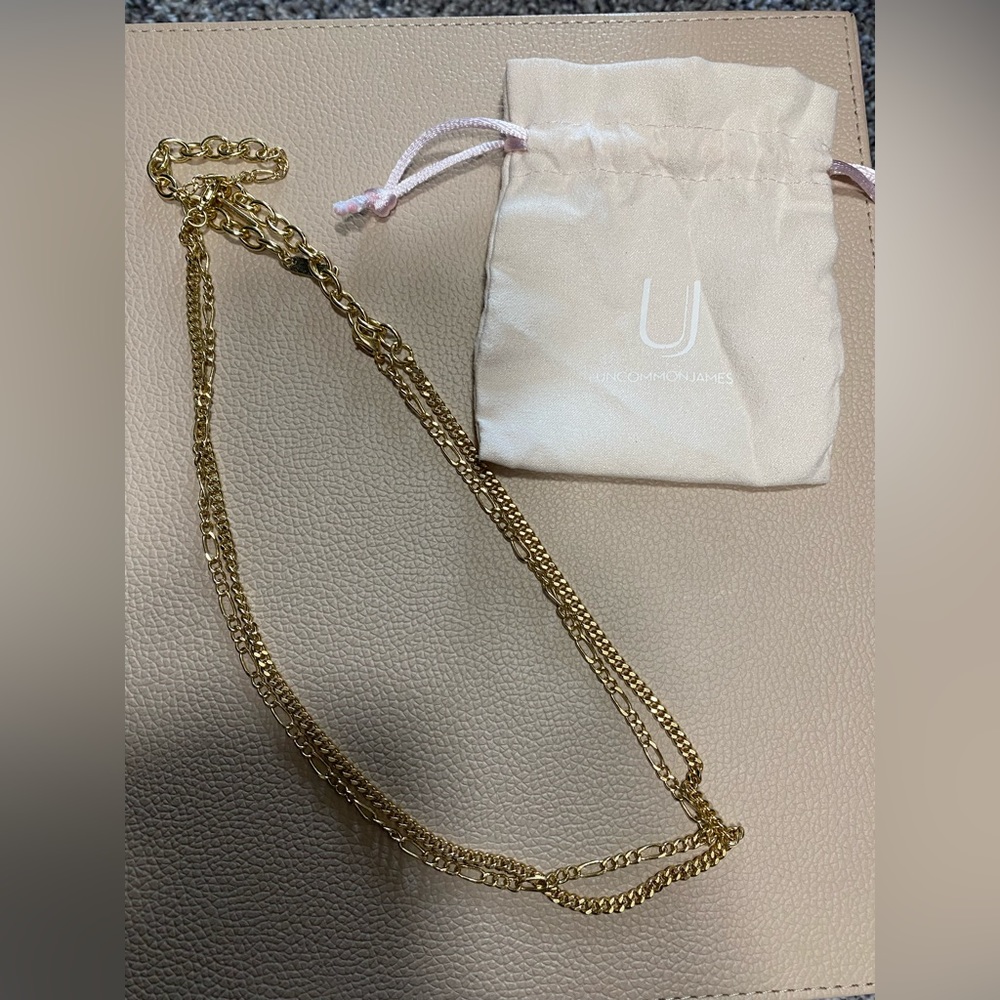 Double up chain Necklace
